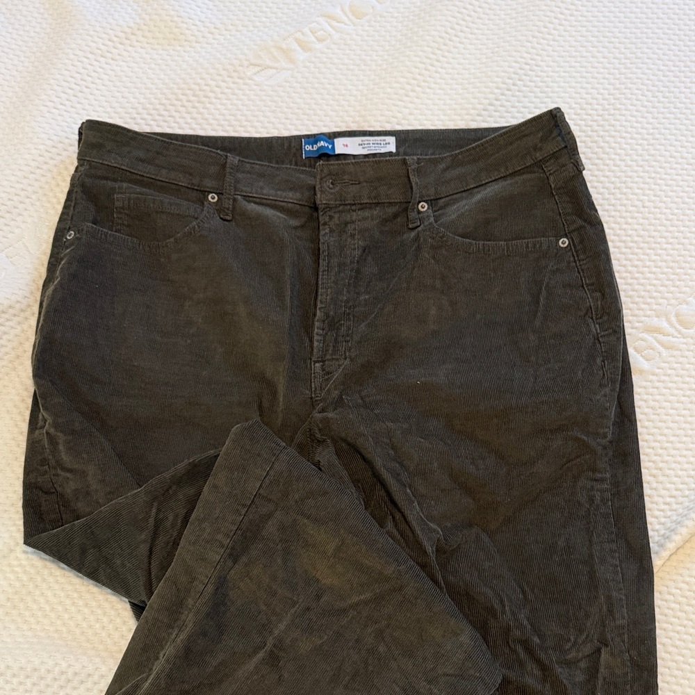Green Corduroy Pants